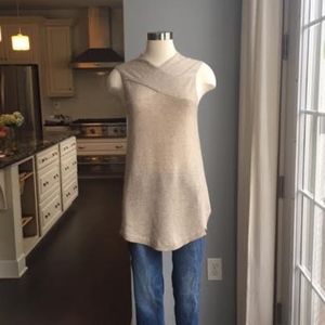 White + Warren cashmere sweater tunic